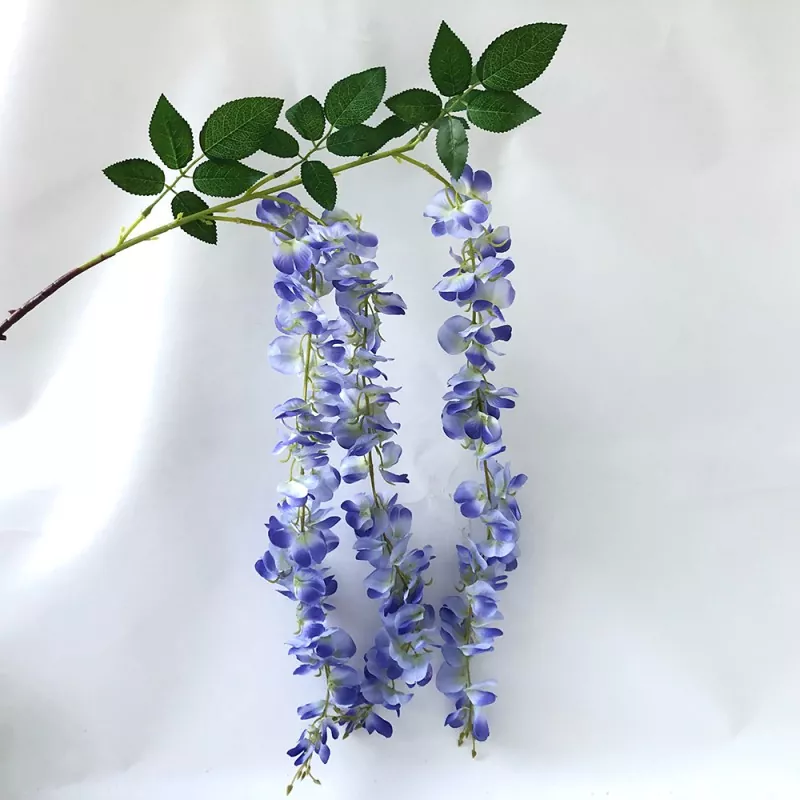 Bláthanna síoda fíniúna saorga wisteria saorga