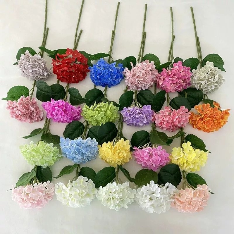 Hydrangea Real Touch Bláthanna Saorga