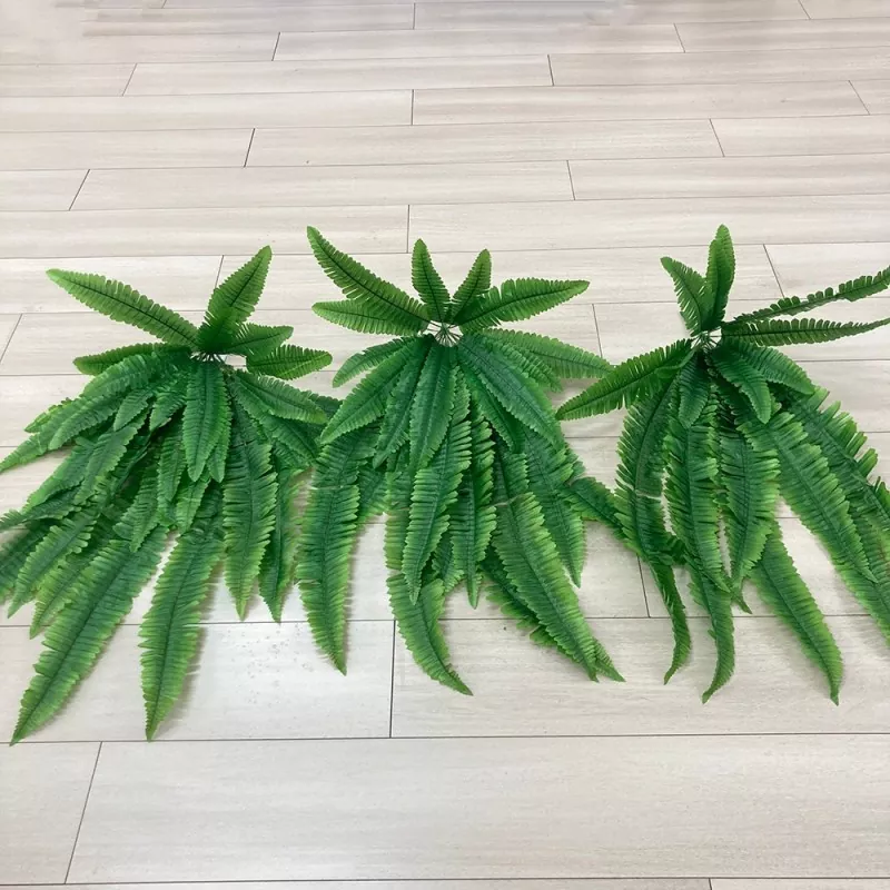 Fake Boston Fern wall hanging for wholesale buyers