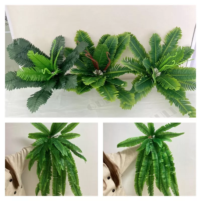 Flame retardant Artificial Boston Fern commercial display