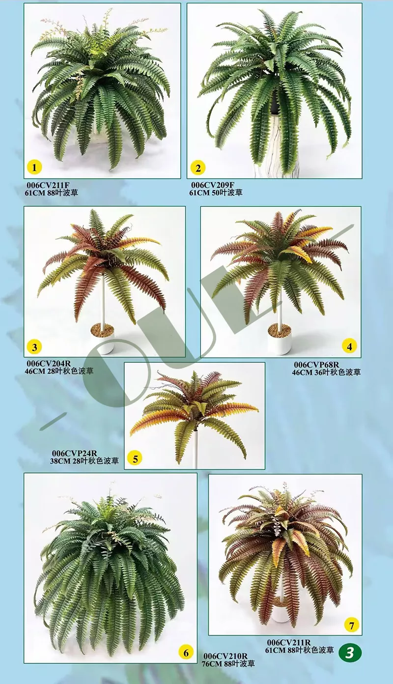 Artificial Boston Fern OEM ODM wholesale